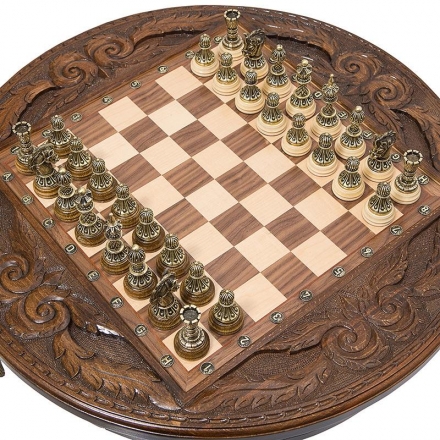 Стол ломберный шахматный &quot;Круг Света&quot;, Haleyan, фото 3