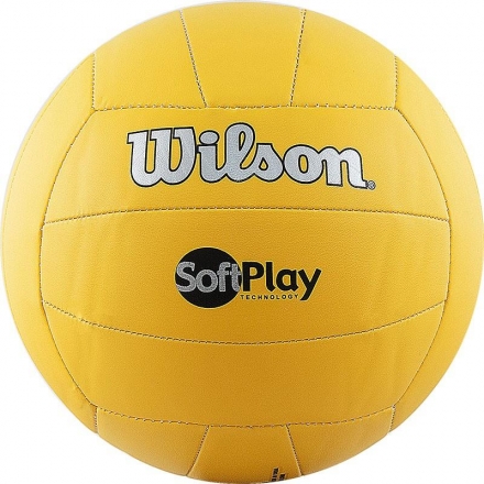 Мяч волейбольный &quot;Wilson Soft Play&quot;, р.5, желтый, фото 1