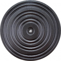 Диск здоровья металлический, диаметр 28 см, фиолетово-черный, фото 2