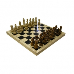 Шахматы обиходные парафинированные 290*145*38 с доской