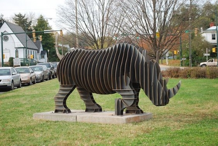 Носорог скульптура, фото 1
