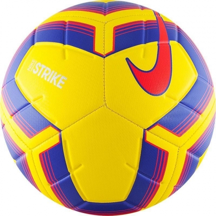 Мяч футбольный любительский &quot;NIKE Strike Team&quot;, р. 5, желто-розово-фиолетовый, фото 1