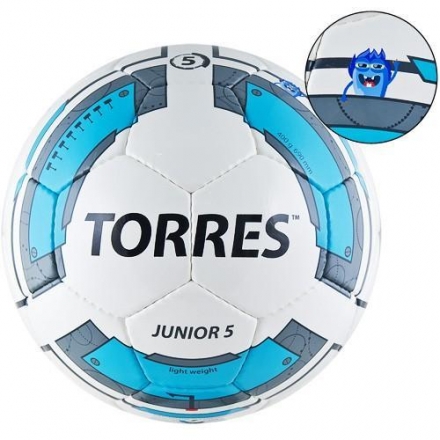 Мяч футбольный &quot;TORRES Junior-5&quot;, размер 5, фото 1