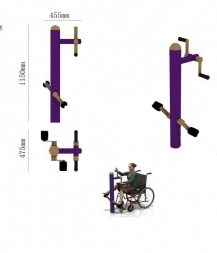 Тренажер для инвалидов колясочников &quot;Ручной и ножной велосипед&quot;  УТМ-001 , фото 1