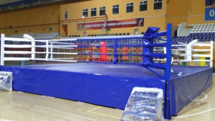Ринг боксерский на помосте 7,32х7,32х1 м (помост 7,32х7,32х1 м), фото 3