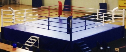 Ринг боксерский на помосте 7,32х7,32х1 м (помост 7,32х7,32х1 м), фото 1