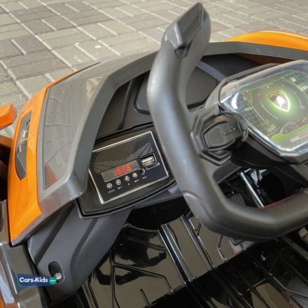 Электромобиль Lamborghini Vision Gran Turismo 4WD 12V HL528-LUX оранжевый, фото 10