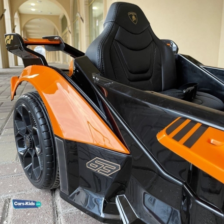 Электромобиль Lamborghini Vision Gran Turismo 4WD 12V HL528-LUX оранжевый, фото 13