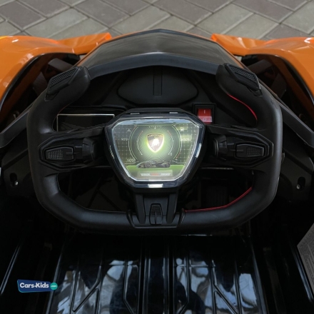 Электромобиль Lamborghini Vision Gran Turismo 4WD 12V HL528-LUX оранжевый, фото 8