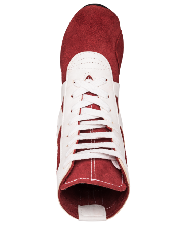 Обувь для самбо SM-0101, замша, красная, фото 4