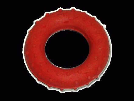 Эспандер кистевой кольцо с шипами, резина, нагрузка 15кг, фото 1