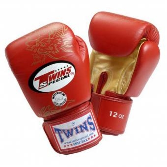 Перчатки боксерские Twins FBGV-6G-Red, фото 1