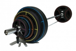 Штанга олимпийская 180 кг (диски-TPU), фото 1