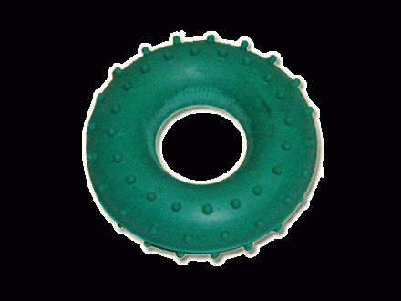 Эспандер кистевой кольцо с шипами, резина, нагрузка 20кг, фото 1