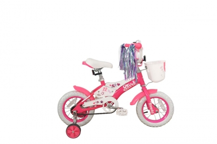 Велосипед Stark&#039;18 Tanuki 12 Girl розовый/белый, фото 1
