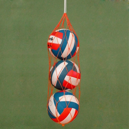 Сетка на 10-12 мячей, арт.FS-№10, 2 мм ПП, ячейка 10см, различные цвета, фото 1