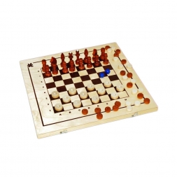 Игра 3 в 1 большая (шашки, шахматы, нарды) 415х215х34