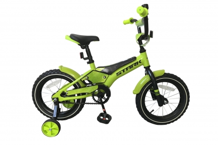 Велосипед Stark&#039;19 Tanuki 14 Boy зелёный/чёрный, фото 1