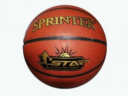 Мяч баскетбол Sprinter №6. Материал PU. 12-панельный дизайн. 406 NEW