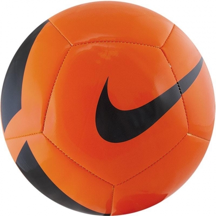 Мяч футбольный любительский &quot;NIKE Pitch Team&quot;, р. 5, оранжево-черный, фото 1