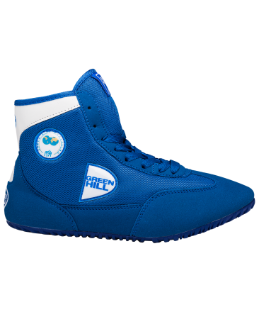 Обувь для борьбы GWB-3052/GWB-3055, синяя/белая, фото 3