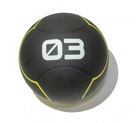 Мяч тренировочный черный 3 кг, фото 1