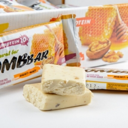 Протеиновый батончик Bombbar 60 гр, Грецкий орех с медом. шт., фото 2