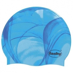Шапочка для плавания &quot;FASHY Silicone Cap&quot;, силикон, сине-голубой