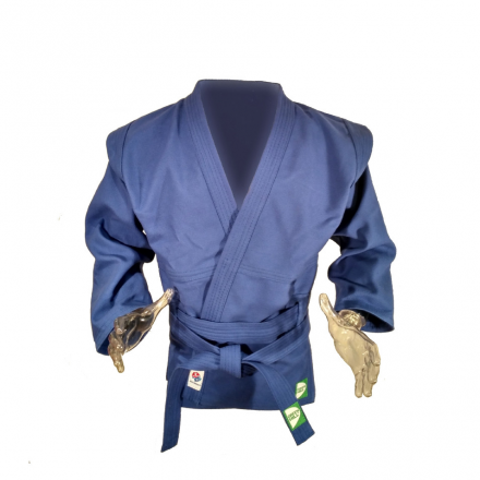 Куртка для самбо &quot;GREEN HILL MASTER&quot; арт. SC-550-46-BL, р.46, одобр. FIAS, 100% хлопок, синий, фото 1