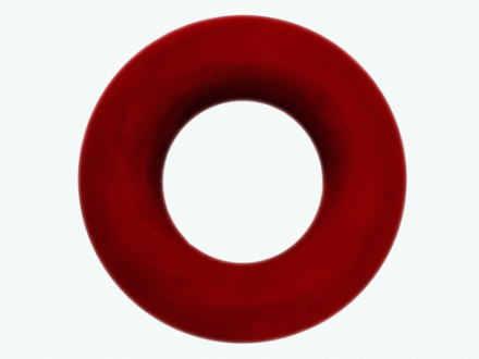 Эспандер кистевой кольцо, резина, нагрузка 40кг. (Т400), фото 1