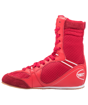 Обувь для бокса PS005 высокая, красная, фото 3