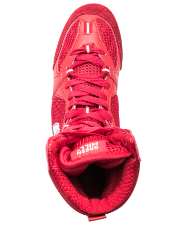 Обувь для бокса PS005 высокая, красная, фото 4