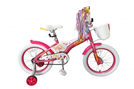 Велосипед Stark&#039;19 Tanuki 16 Girl розовый/белый, фото 1
