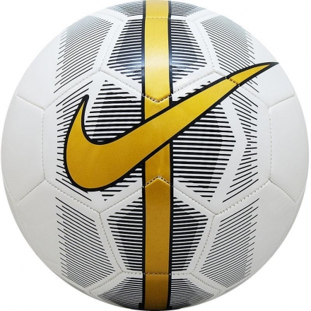 Мяч футбольный любительский &quot;NIKE Mercurial Fade&quot;, р.4, бело-черно-золотистый, фото 1