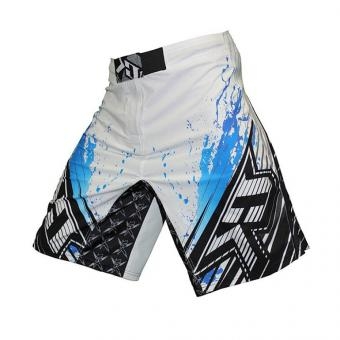 Шорты ММА Contract Killer Stained S2 Shorts - White/Blue, фото 1
