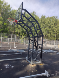 Баскетбольная стойка стационарная, фото 2