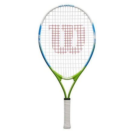 Ракетка б/т Wilson US Open 23, арт. WRT20320U, для детей 7-8 лет,алюминий,со струнами, сине-зеленый, фото 1