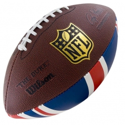 Мяч для американского футбола &quot;WILSON NFL Team Logo&quot;, синт. кожа (композит), лого NFL, фото 1