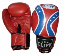 Перчатки бокс FIGHT STAR (FLEX)  8 oz красные