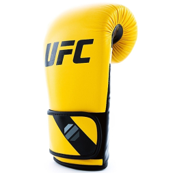 (UFC Перчатки тренировочные для спарринга желтые - 6 Oz), фото 2