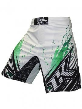 Шорты ММА Contract Killer Stained S2 Shorts - White/Green, фото 1