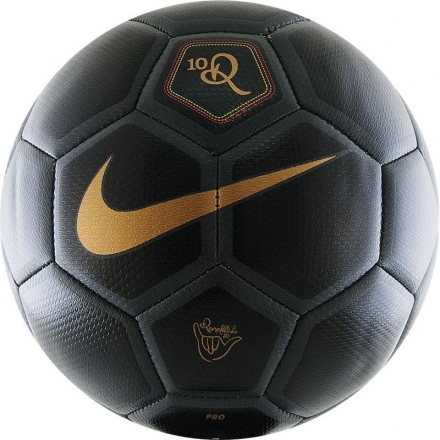 Мяч для футзала тренировочный &quot;NIKE Rolinho Menor X 10R&quot;, р.4, серо-черно-золотистый, фото 1