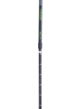 Палки для скандинавской ходьбы Longway, 77-135 см, 2-секционные, чёрный/ярко-зелёный, фото 2