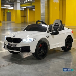 Электромобиль BMW M5 Competition SX2118 белый, фото 1