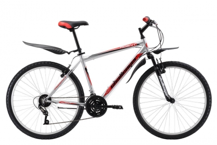 Велосипед Challenger Agent 26 серебристо-красный 18&#039;&#039;, фото 1
