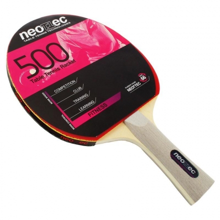 Ракетка для настольного тенниса NEOTTEC 500, для начинающих игроков, накладка с губкой толщиной 1,5 мм, фото 1