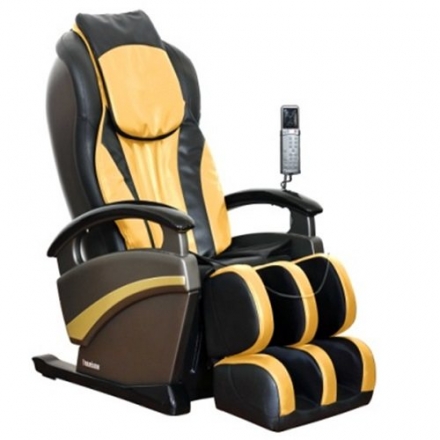 Массажное кресло Takasima Venerdi Futuro Design Black yellow, фото 3