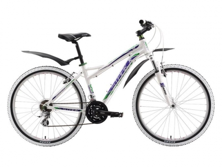 Велосипед Stark&#039;16 Antares V-brake бело-фиолетовый 16&quot;, фото 1
