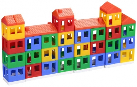 Дом-конструктор из 32 деталей Pilsan Mini City (03-100), фото 1