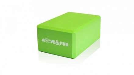 Блок для занятий йогой светло-зеленый  MF-BRICK-BLOCK-LT.GREEN , фото 1
